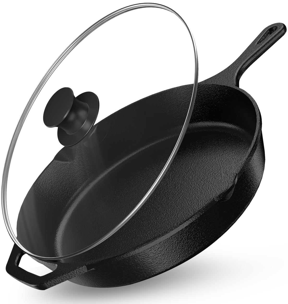 Utopia Kitchen Saute Pan 12 Inch top view highlights versatile cooking surface