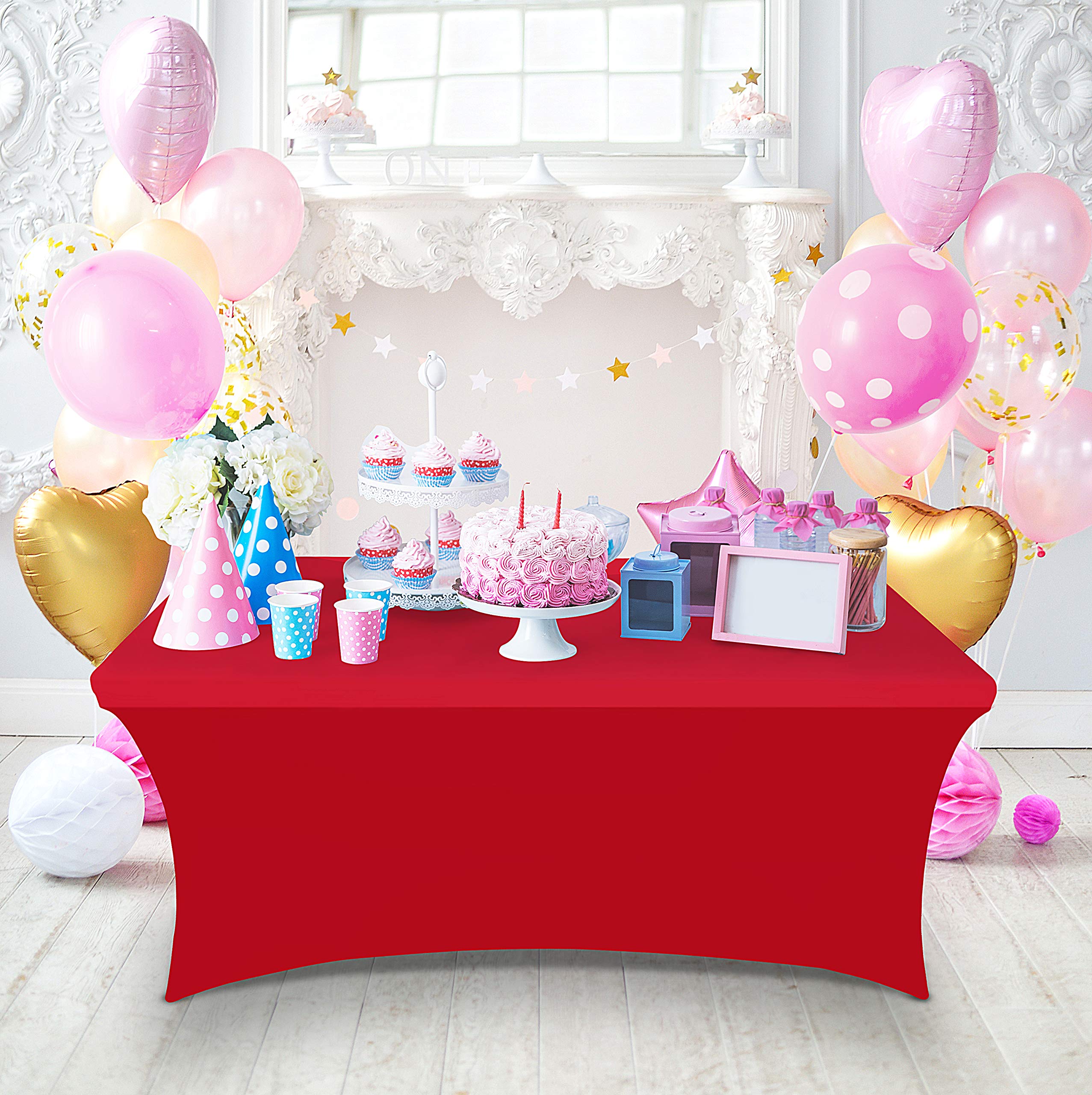 Utopia Kitchen Spandex tablecloth ideal for trade shows and exhibitions