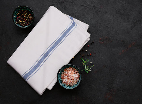 Utopia Towels 200 GSM cotton blend provides durability and quick absorption.