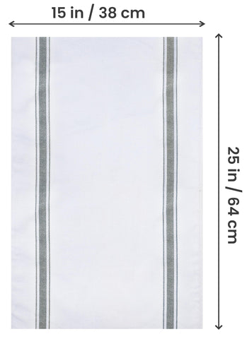 Utopia Towels Grey kitchen towels ready for machine washing after use