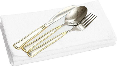Utopia Towels bar mops tackling spills and countertop messes in busy kitchens.