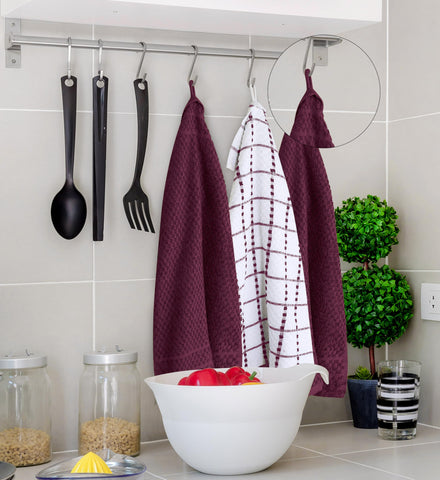 Utopia Towels machine-washable kitchen towels for easy care.