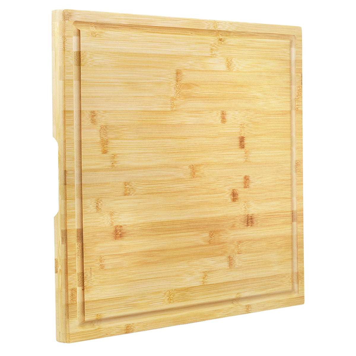 Utoplike bamboo cutting board 20x20 surface ample meal prep space