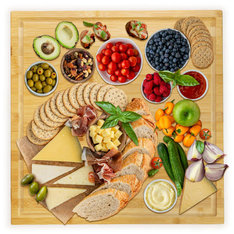 Utoplike bamboo cutting board easy-clean surface resists stains and odors