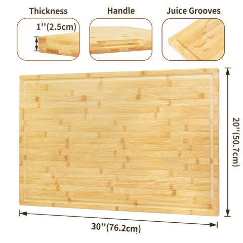 Utoplike juice groove front catches liquids during vegetable and meat prep.
