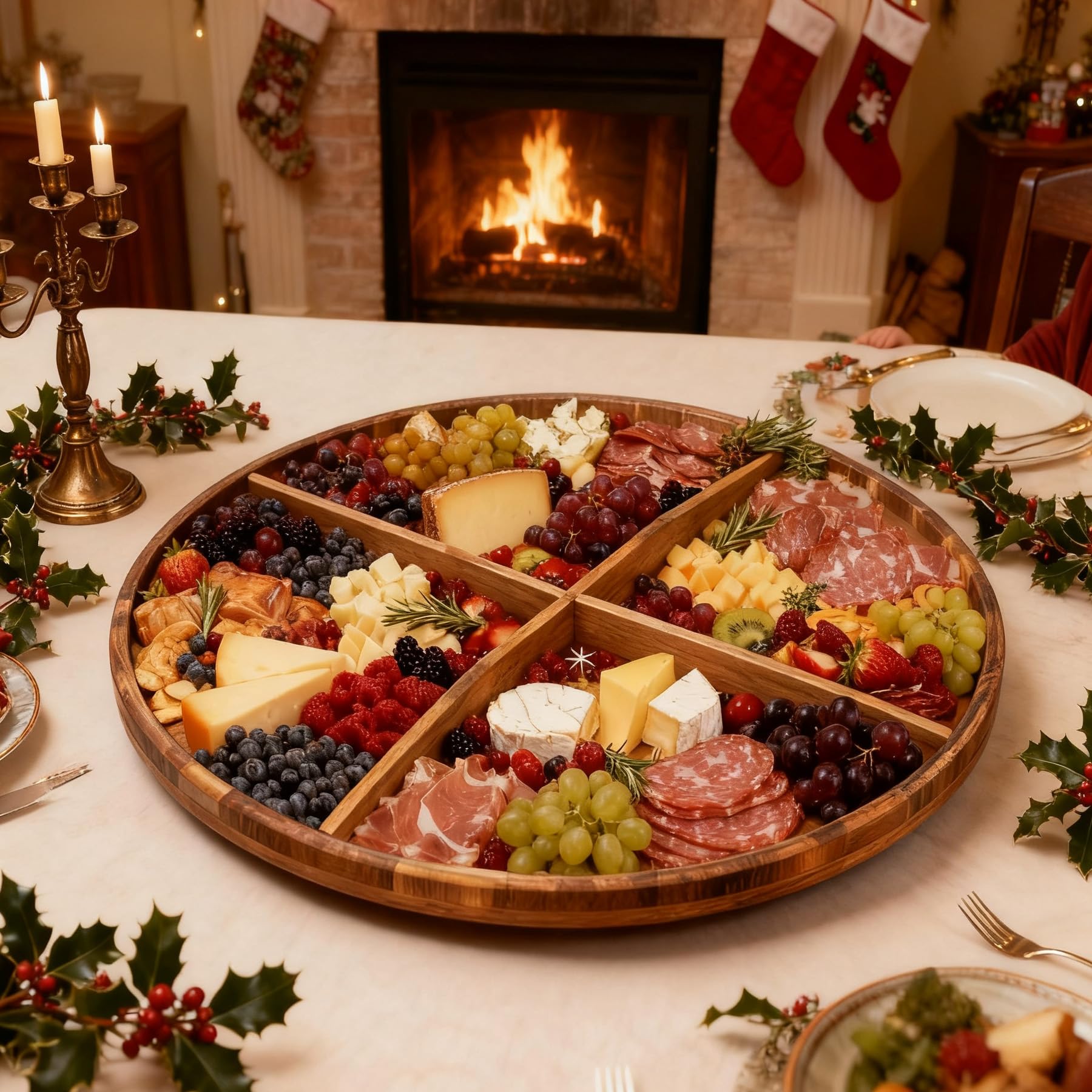 Utoplike rotating tray design makes reaching dishes effortless