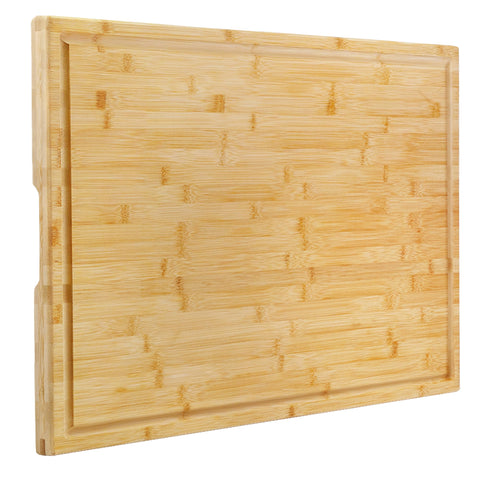 Utoplike extra large cutting board 30x20 inches with juice groove for mess-free prep.