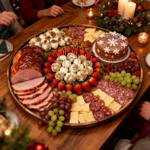Utoplike raised-edge design keeps items neatly contained on the tray
