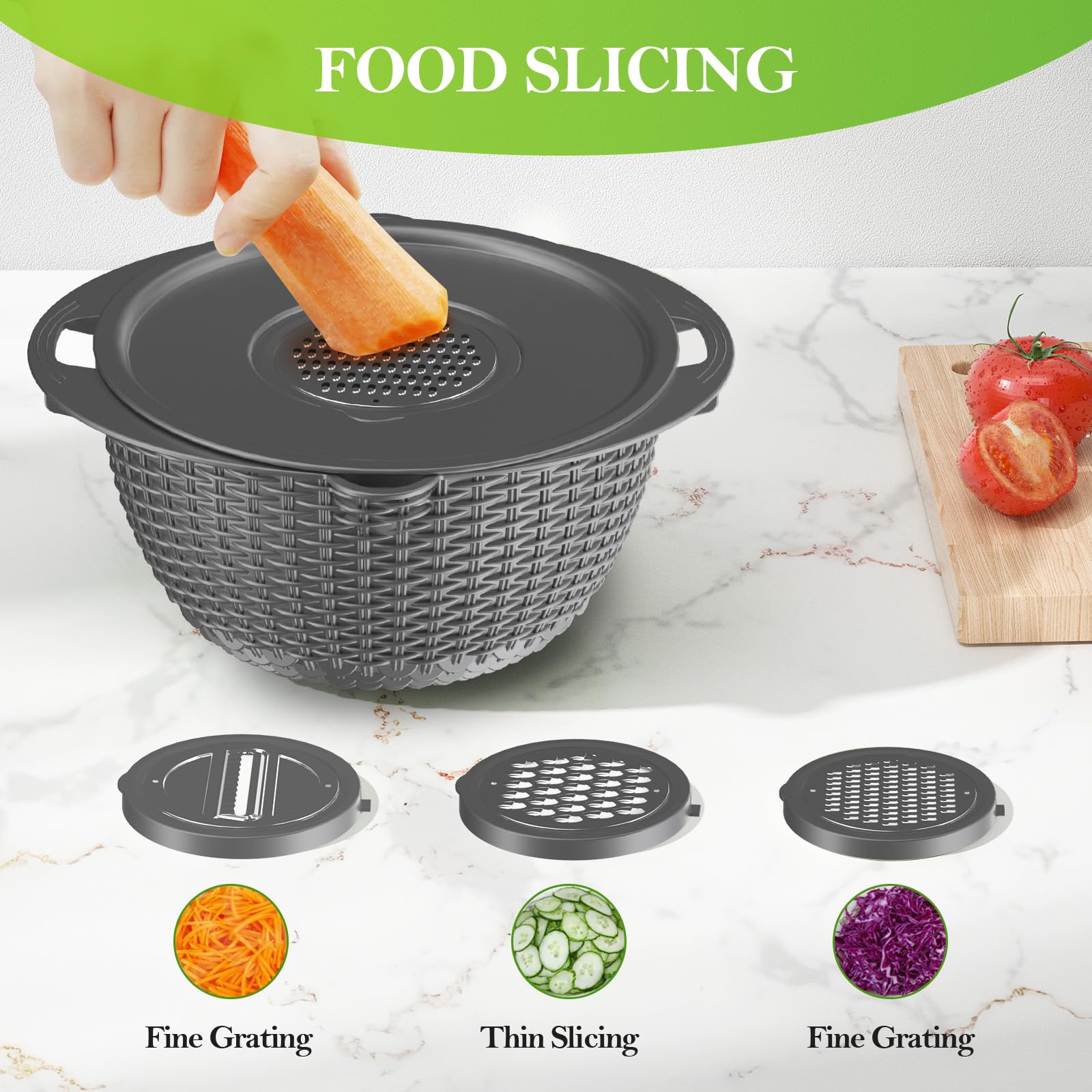 UTTKOJ mixing bowl shows non-slip base for stable prep.