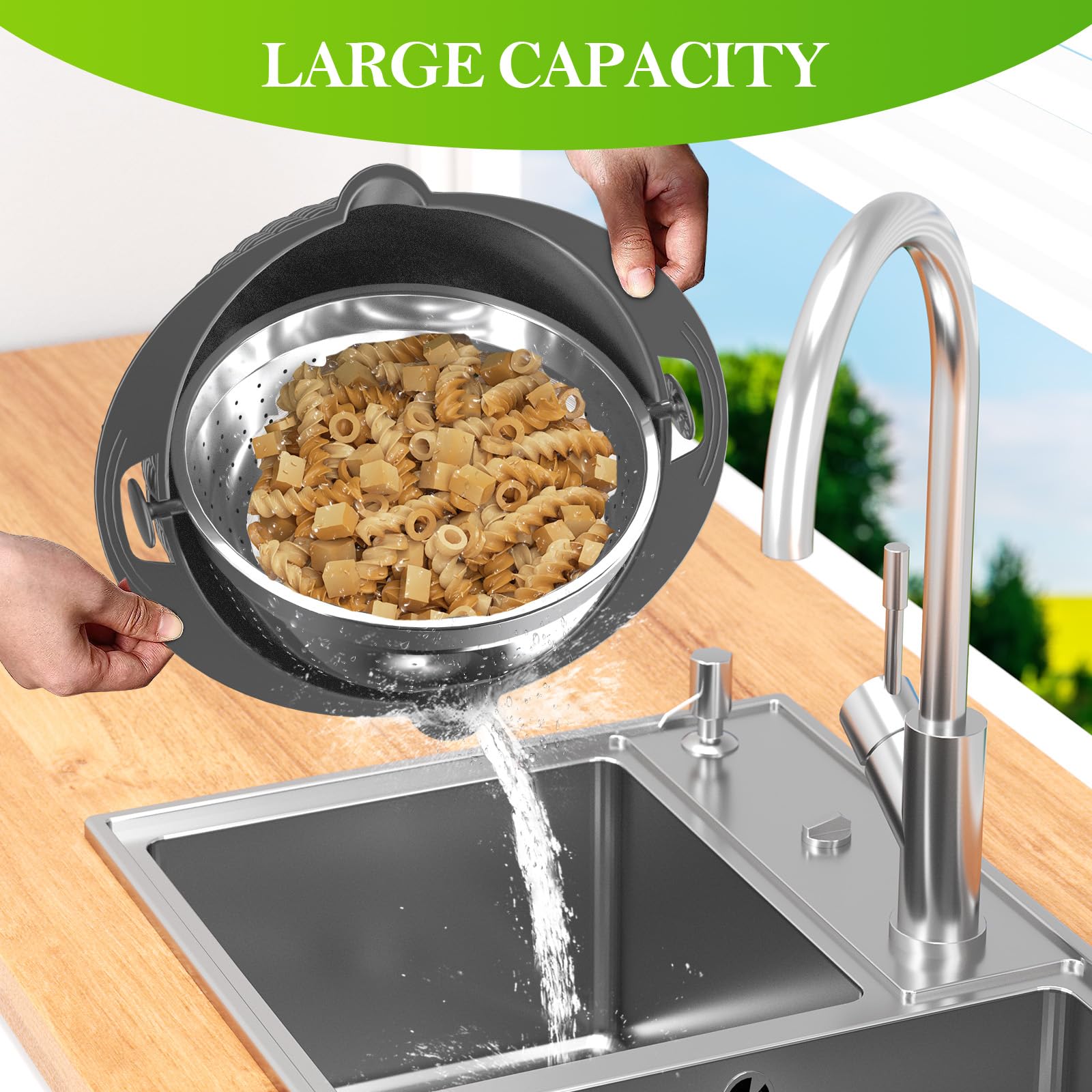 UTTKOJ BPA-free plastic mixing bowl is sturdy and versatile.