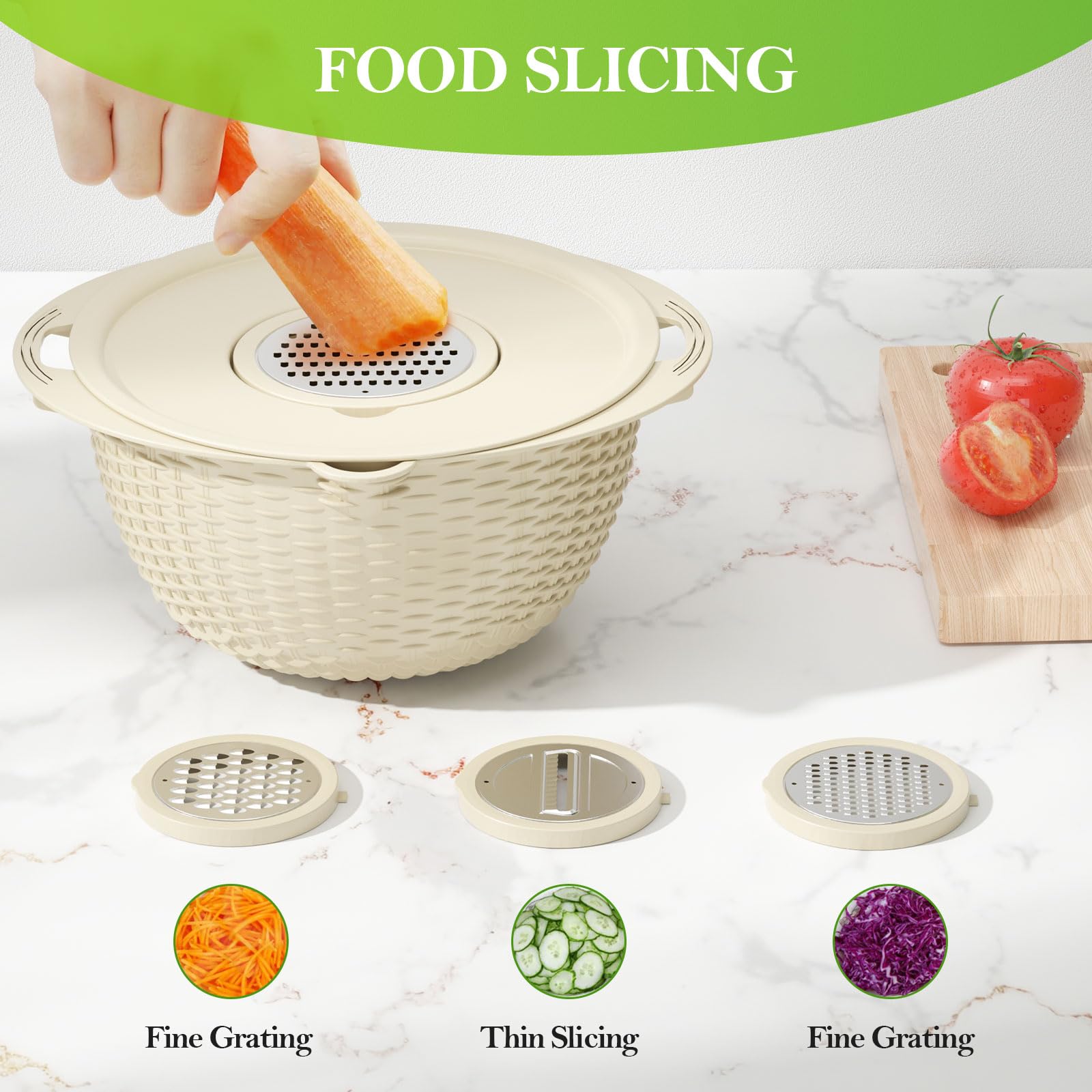 UTTKOJ ergonomic handle and non-slip base for stable one-handed use.