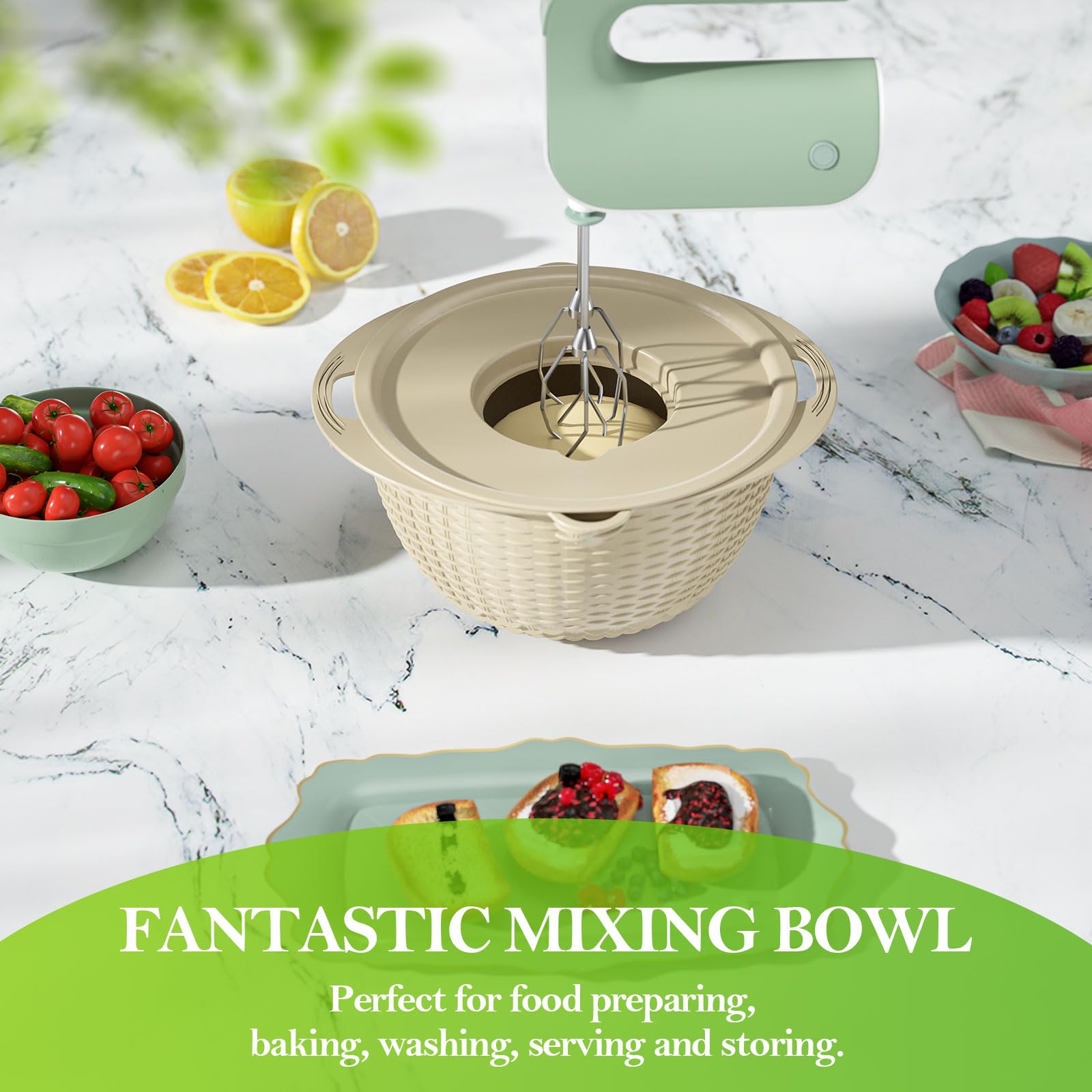 UTTKOJ premium stainless steel colander resists dents and rust for long-term kitchen use.