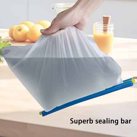 Uudimee chip bag clip in use sealing chips for lasting freshness.