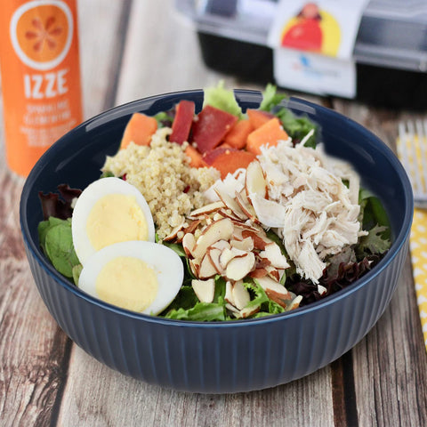 UUEMB 2800ml ceramic bowl with glossy glaze suitable for fruit and noodles.