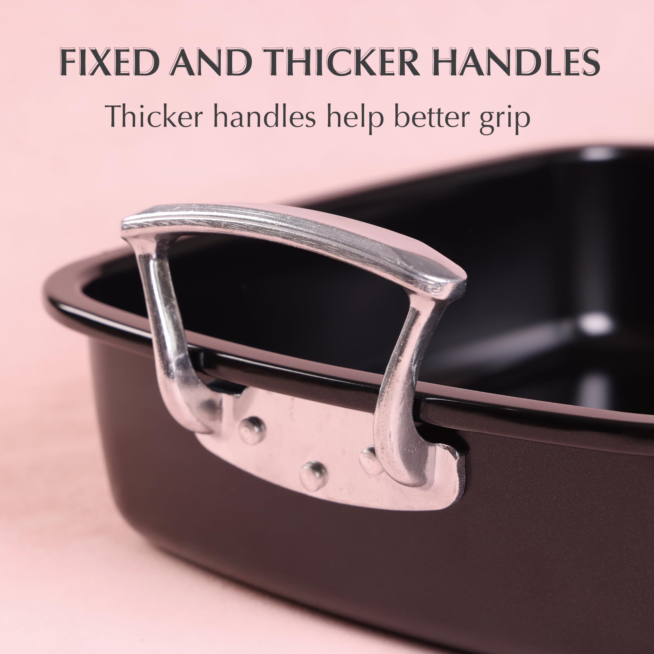 UUKRAVE removable rack allows versatile baking and crisp results.