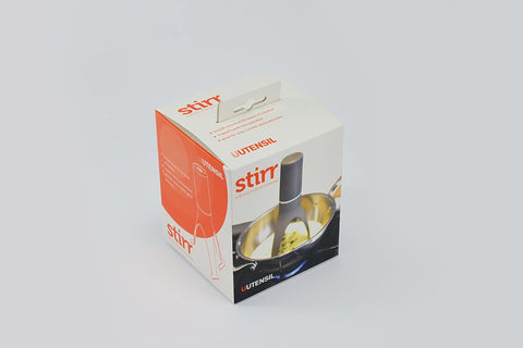 Cordless, battery-powered operation for flexible kitchen use in grey.