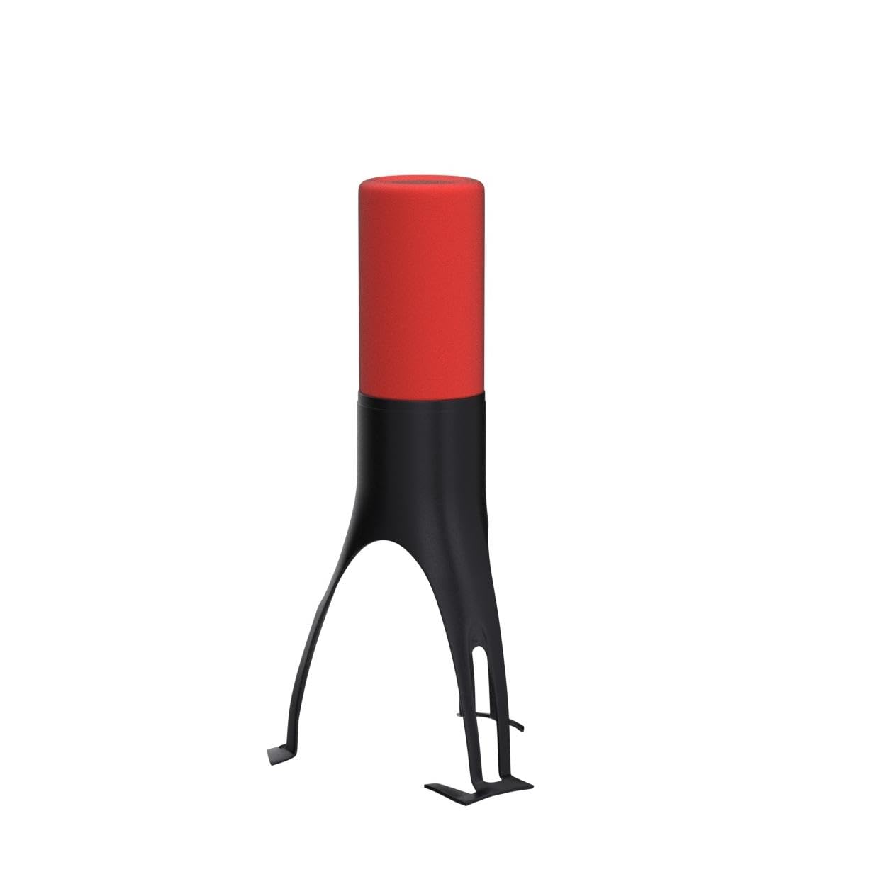 Uutensil Stirr heat-resistant nylon legs protect non-stick pots.