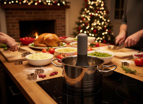 Uutensil Stirr Plus safe for non-stick pans and easy cleanup