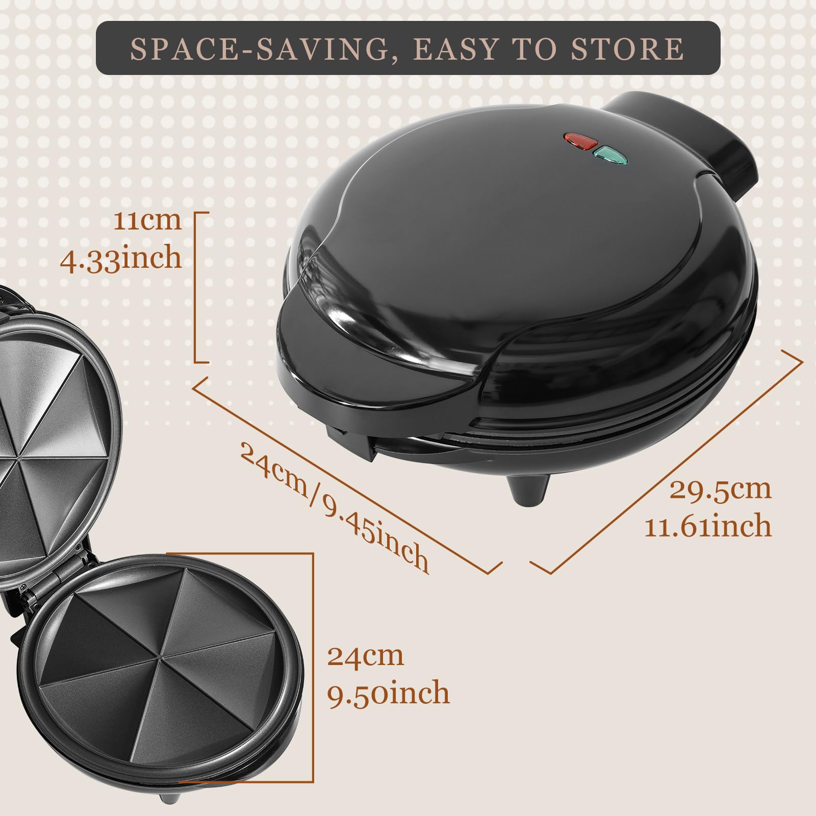 UVFAST vertical storage design saves counter space in small kitchens