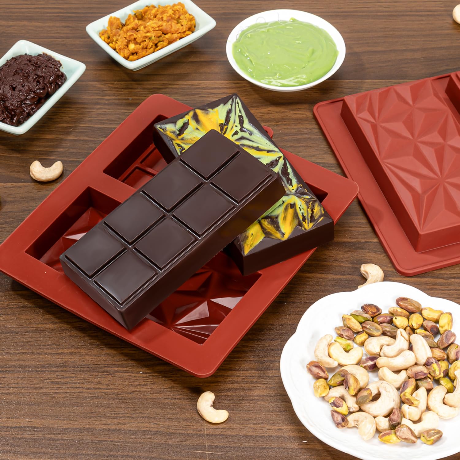 UWILLION artisan bar shape mold delivering a high-end, straight-edged look.