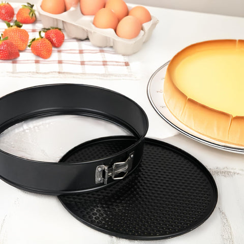 UWILLION springform pan easy-release design suits cheesecakes, tarts, and quiches.
