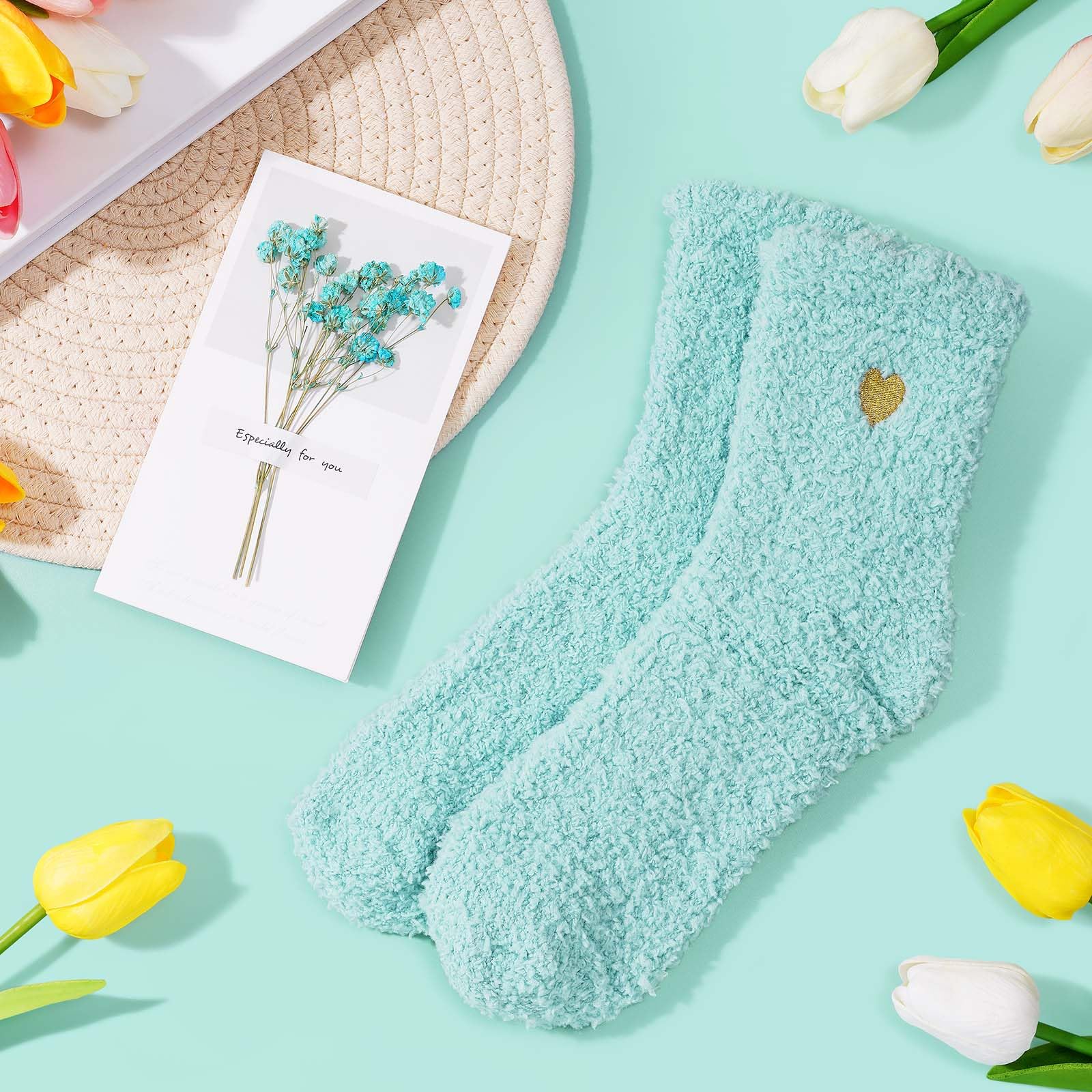 Uwingess soft socks provide cozy comfort for the recipient.