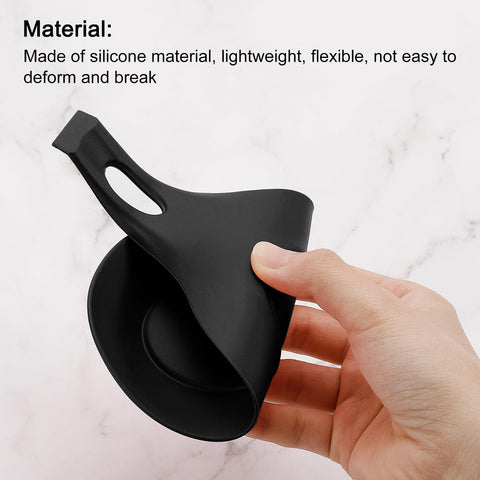uxcell silicone spoon rest hanging hole design for neat drying and storage