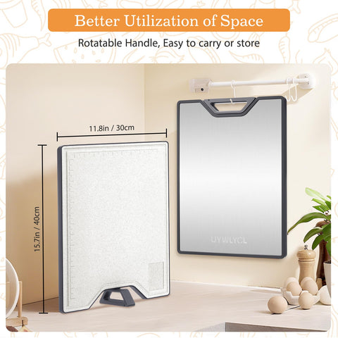 UYWLYCL non-porous surfaces clean easily after cooking tasks.