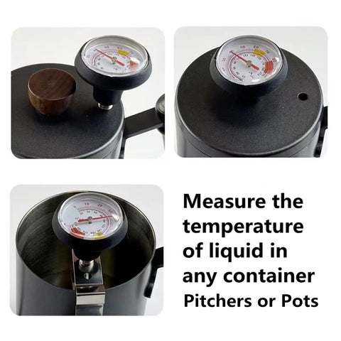 Durable stainless steel construction resists dents and heat loss