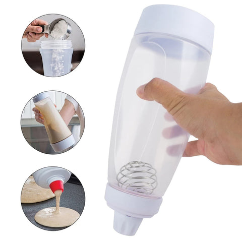 UZOU silicone tip enables precise batter control for designs.