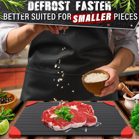 V TOWER defrosting tray uses durable aluminum for long-lasting performance.