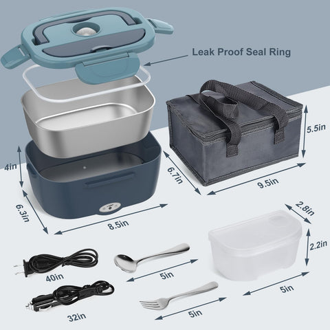 Vabaso cutlery included with the lunch box for convenient meals.