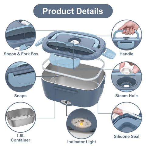Vabaso leak-proof lid seal prevents spills during transport
