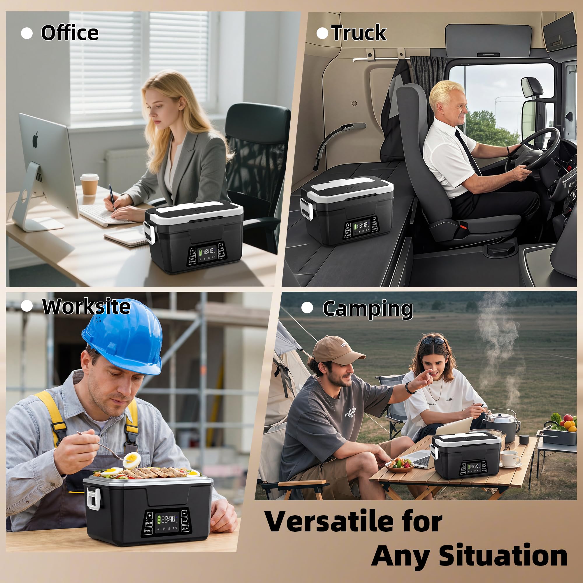 Vabaso temperature-display highlights precise heat levels during warming.