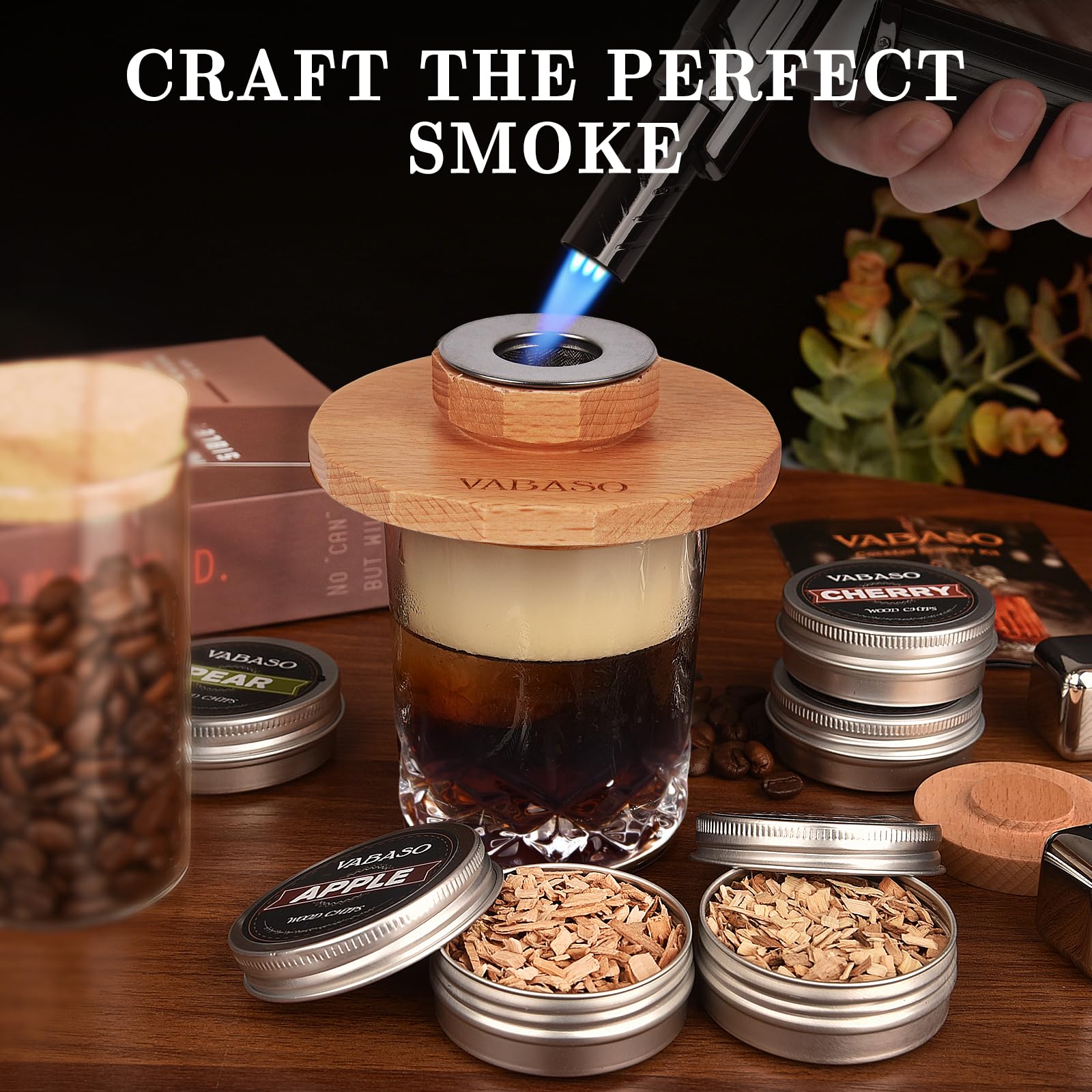 Vabaso oak wood chips for authentic smoky flavor