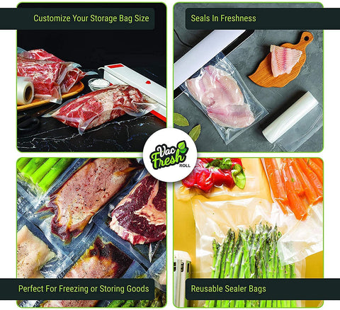 Vac-Fresh Roll large bags ideal for turkey or prime rib.