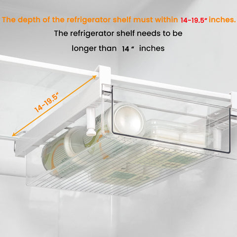 Vacane fridge drawer dimensions 14.2 x 9.6 x 3.26 inches.
