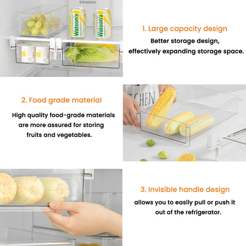 Vacane heavy-duty fridge drawer frame for durable ongoing organization.
