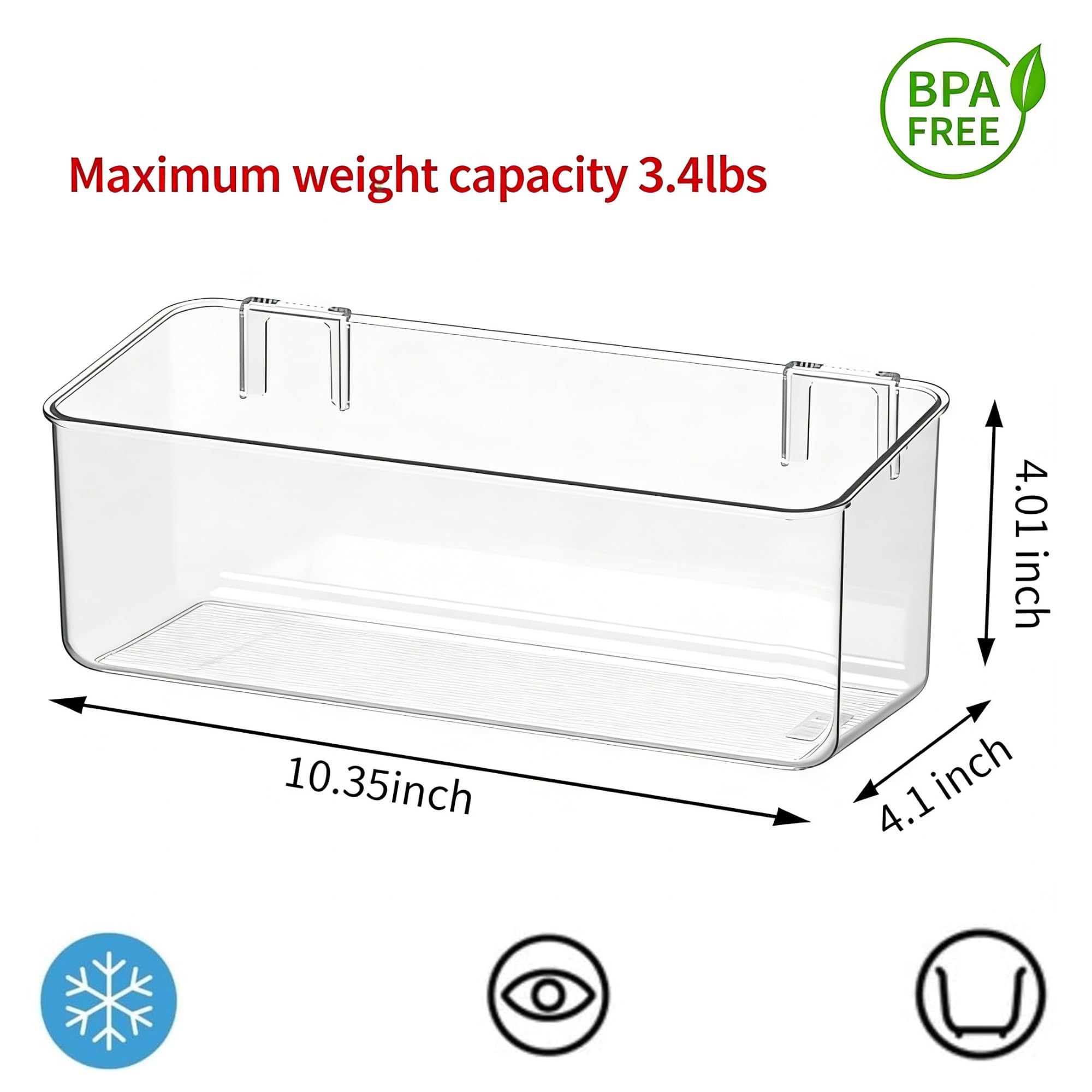 vacane transparent-bin-storage-cosmetics offers clear visibility and quick access.