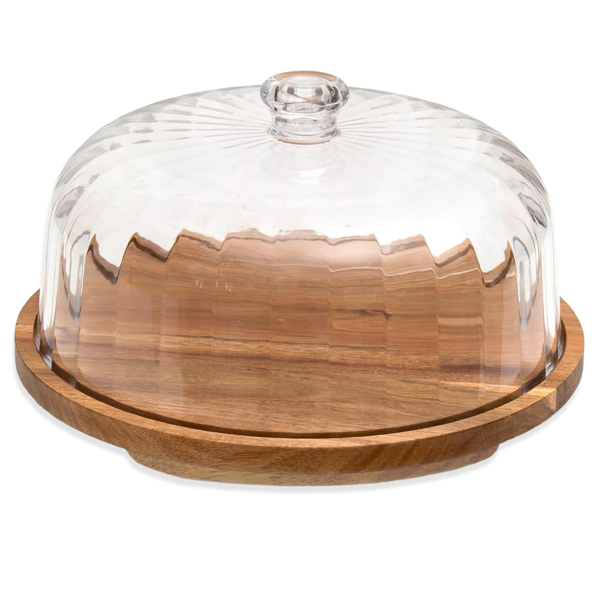 Vacream cake stand with lid 12-inch on display for elegant gatherings.