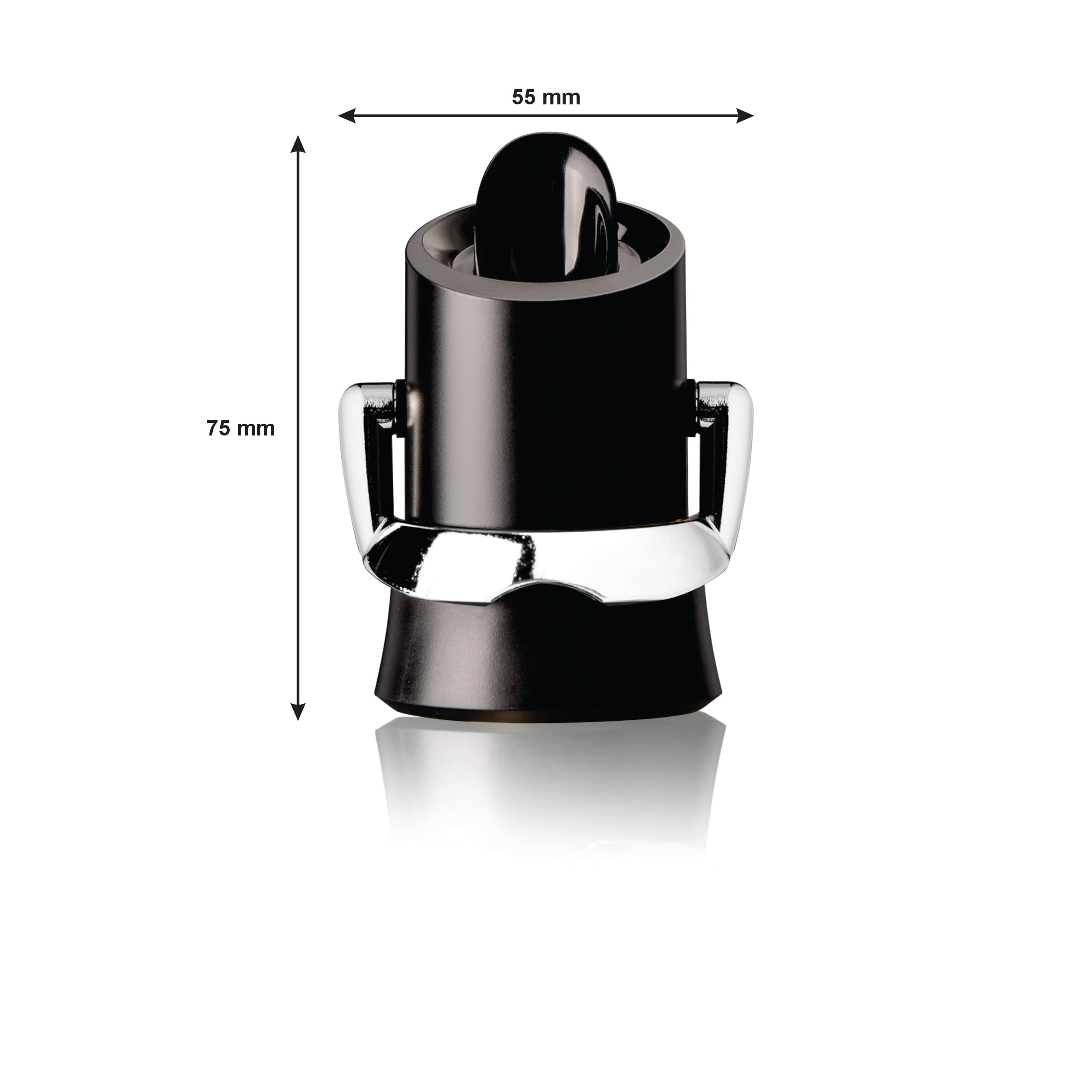 Vacu Vin Premium Champagne Stopper displayed on a stylish bar setup