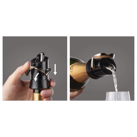 Vacu Vin Premium Champagne Stopper close-up highlights durable materials