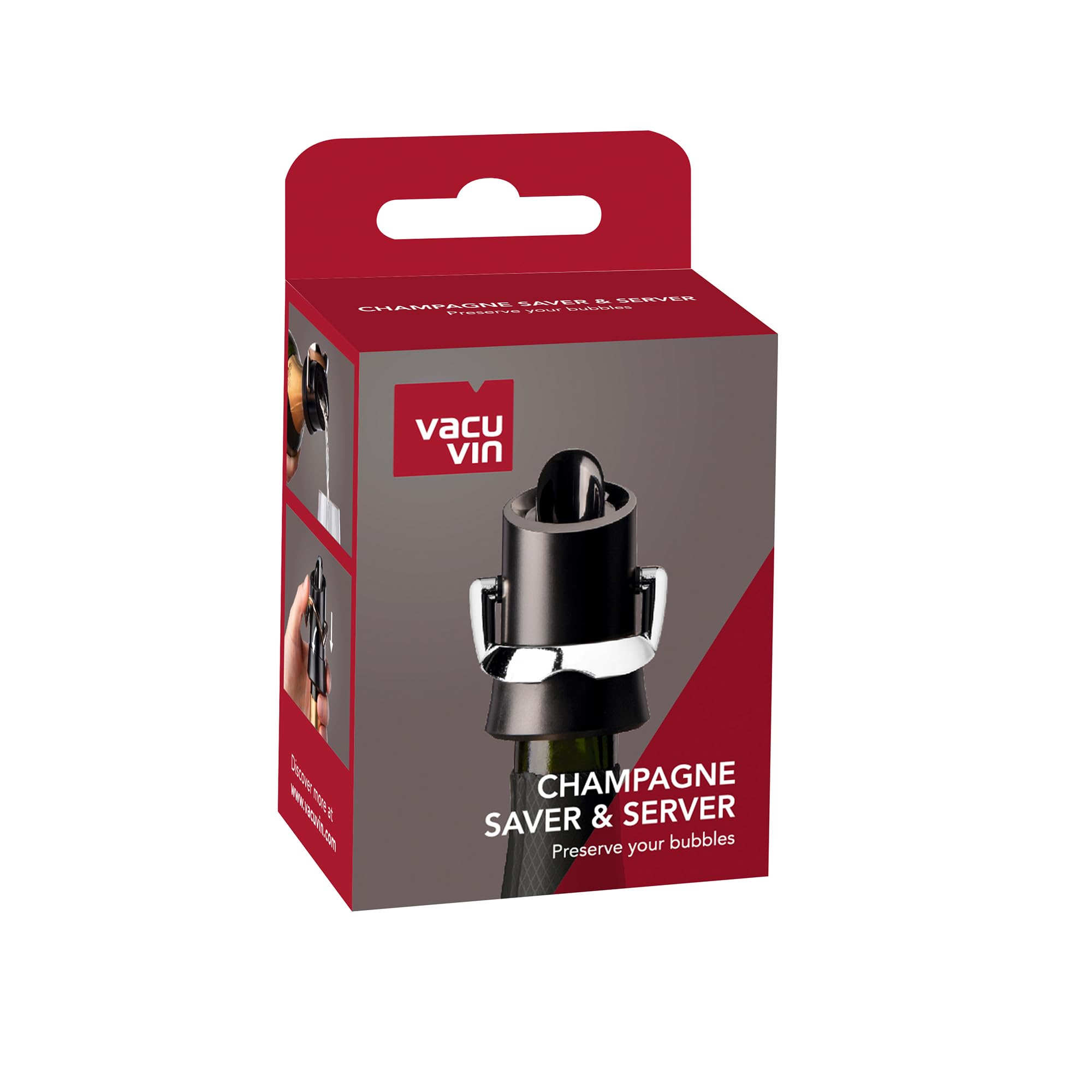 Vacu Vin Premium Champagne Stopper easy setup for quick celebrations