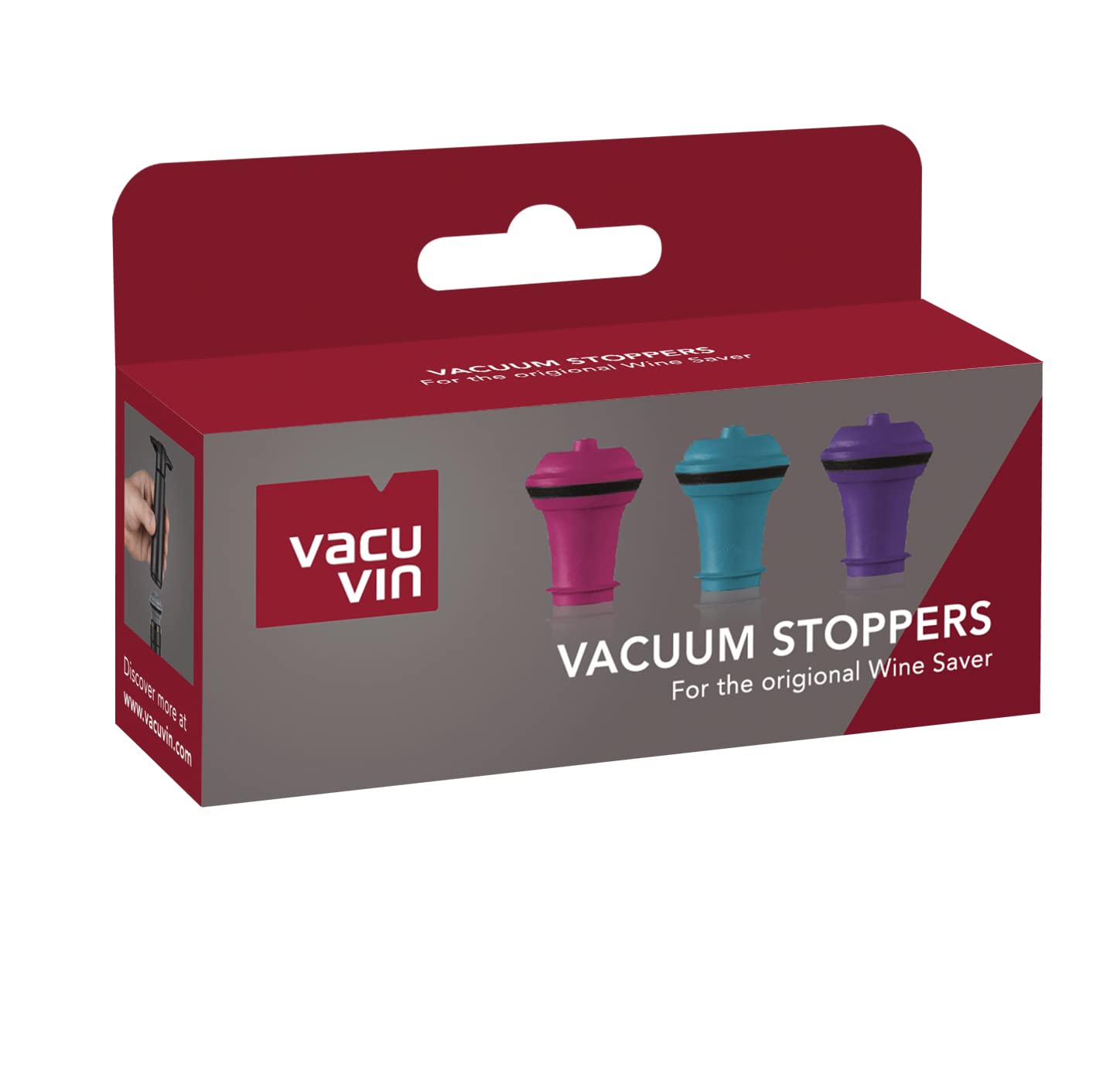 Easy to use: insert and pump to remove air.