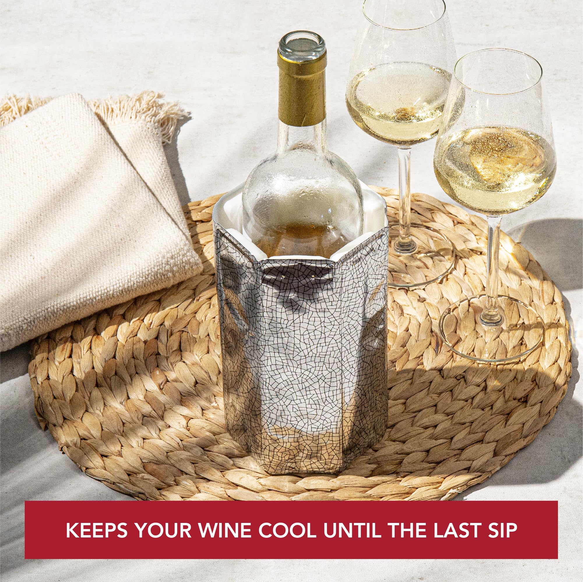 Dutch-made innovation from the Netherlands for stylish wine cooling.