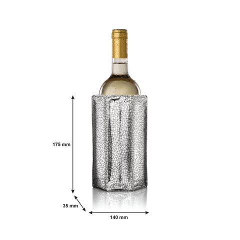 Reusable ice pack sleeve designed for repeated use.