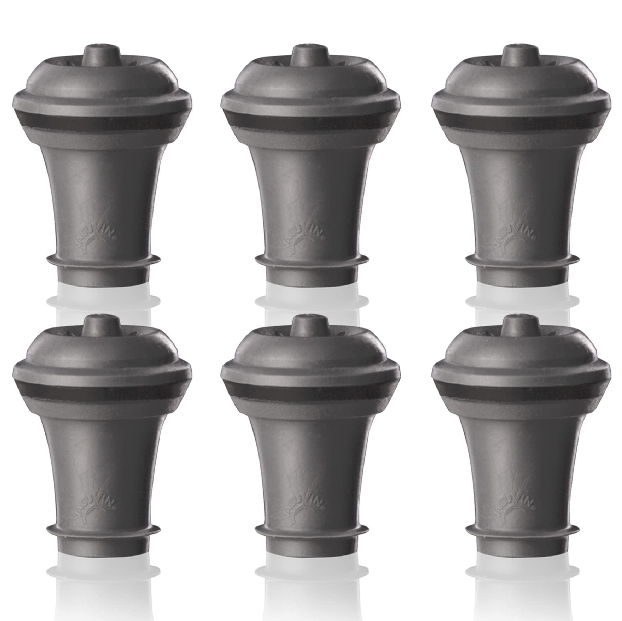 Vacu Vin wine saver vacuum stoppers set of six with airtight seal