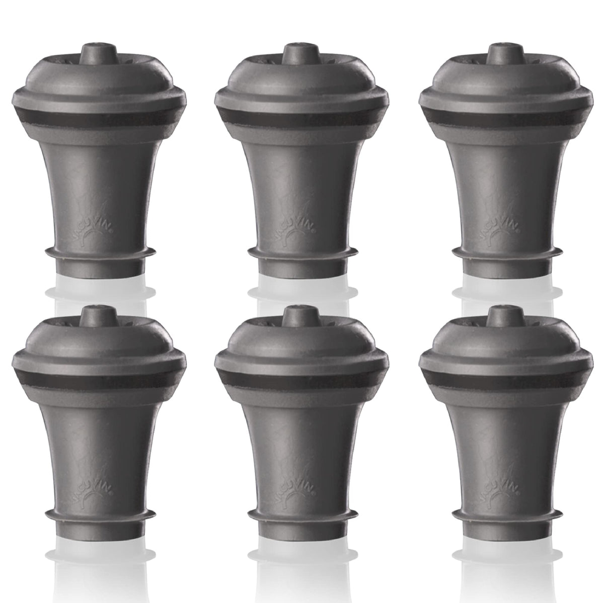 Vacu Vin wine saver vacuum stoppers set of six with airtight seal