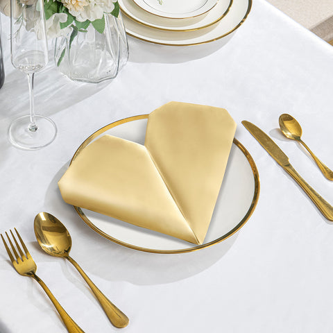 VACVELT wedding table napkins folded neatly for reception decor