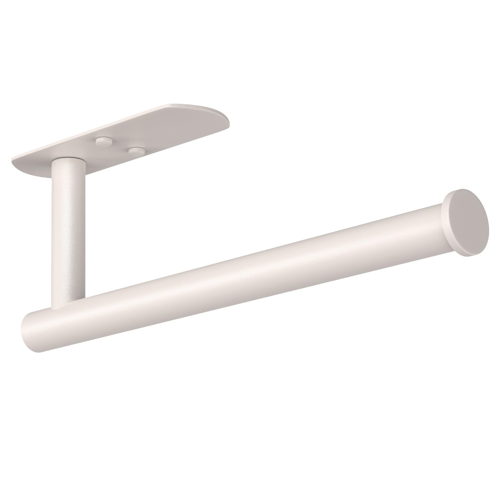 VAEHOLD adhesive paper towel holder under cabinet in stainless steel.
